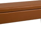 Leather Storage Ottoman Bench,End of Bed Bench for Living Room Bedroom Dinning Room Entryway,Mid-Century Modern,Faux Leather,with Steel Legs,Safety Hinges,Loads 660 lb (Without Button, Brown)