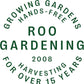 Roo Gardening Apron with Pockets & Harvesting, Picking Pouch - Adjustable, Water-resistant, Washable Canvas Cotton