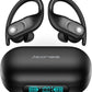 Wireless Earbuds Bluetooth Headphones 130Hrs Playtime with 2500mAh Wireless Charging Case LED Diaplay Hi-Fi Waterproof Over Ear Earphones for Sports Running Workout Gaming
