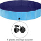 Yaheetech Foldable Dog Pet Bath Pool Hard Plastic Doggy Duck Swimming Pool Collapsible PVC Outdoor Bathing Tub Dog Pools for Large Medium Small Dogs XXXL