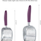 WePet Cat Litter Scoop, Aluminum Alloy Sifter, Kitty Metal Scooper, Deep Shovel, Long Handle, Poop Sifting, Kitten Pooper Lifter, Durable, Heavy Duty, for Litter Box
