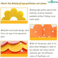 Adjustable Recovery Collar - Cute Flower Neck Cones After Surgery, Set of 2 E Collars for Kitten and Cats S Size (2 pcs)