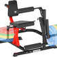 All-in-One Leg Extension and Curl Machine, Adjustable Seated Leg Rotary Extension Machine for Lower Body, Plate Loaded Home Gym Weight Machine for Thigh Workouts