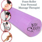 Small Size Low-Medium Density EVA 4 Inch Foam Roller for Back &Leg Pain; Sore Muscle Recovery; Trigger Point Massage Roller Ø3.75x18inch Physical Therapy; Helps as Spine Cracker Stretcher