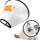 Adjustable Dog Cone Collar After Surgery Soft Cone of Shame Alternatives for Dog Cat Puppy Plastic Elizabethan Collar for Dogs from Licking Biting Scratching Wounds(M,Neck:9.0-10.6in)