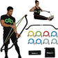 Gorilla Bow Original Portable Home Gym Resistance Bands and Bar System for Travel, Fitness, Weightlifting and Exercise Kit, Full Body Workout Equipment Set