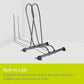 Single Bike Stand Floor by Delta Cycle (2-Pack) - Tool-Free Adjustable Bike Racks for Mountain, Fat Tire, Road Bikes, Freestanding Bicycle Rack for Garage Parking