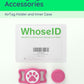 IP68 Waterpoof Dog Airtag Holder, Stretchy Silicone Full Body Covered Apple Air Tag Holder for Dog Cat Collar Fit All Width Collar (Rose, 1 Pack)