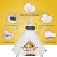 Pet Teepee Tent for Dogs & Cats Dog Bed with Thick Cushion Puppies Play House Removable and Washable