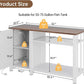55-75 Gallon Aquarium Stand with Power Outlet, Heavy Duty Fish Tank Stand with Cabinet Storage & Adjustable Shelf, for Fish Tank, Turtle Tank, Reptile Terrarium, 1000LBS Capacity, White