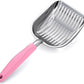 WePet Cat Litter Scoop, Aluminum Alloy Sifter, Kitty Metal Scooper, Deep Shovel, Long Handle, Poop Sifting, Kitten Pooper Lifter, Durable, Heavy Duty, for Litter box