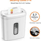 Amazon Basics Cross Cut Paper and Credit Card Shredder for Security - 8-Sheet, Heavy Duty, White