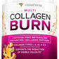 Hydrolyzed Collagen Peptides Powder for Women - Slimming MultiCollagen Burn Ultimate Beauty Complex with Hyaluronic Acid Vitamin C & Types I II III V and X for Women Tropical Punch 30 Servings