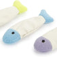 SmartyKat (9 Count Fish Flop Crinkle Catnip Cat Toys - Multi Color, 9 Count