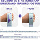 Elastic Yoga Stretching Strap with Loops, CEILIWEN Stretch Straps For Physical Therapy, Pilates Stretch Band, Elastic Exercise Bands, Leg Stretching Strap, Stretch Resistance Bands For Exercise