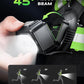 500LM High-Visibility Running Lights for Runners with 7 Modes, Adjustable 45° Beam, 360° Reflective Vest & IPX4 Waterproof Running Vest for Night Walking/Cycling/Jogging, 3.5-20Hrs Runtime