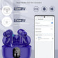 Wireless Earbuds, Bluetooth 5.4 Headphones Bass Stereo, Ear Buds with Noise Cancelling Mic, IP7 Waterproof in Ear Earphones, 36H LED Display Bluetooth Earbuds for Laptop Pad Phones Sports, Dark Blue