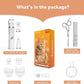 Cat Grooming Clippers Kit with Paw Trimmer, 3 in 1 Electric Pet Hair Trimmer Supplies for Thick Matted Hair, Heavy Coat Butt Shaver Cat Razor Fur Trimmer for Dogs at Home