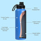 DRINCO Stainless Steel Water Bottle Spout Lid Vacuum Insulated Double Wall Water Bottle Wide Mouth (40oz 32oz 22oz 18oz 14oz) Leak Proof Keeps Cold or Hot (40 oz, 40oz Royal Blue)