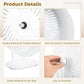 Silent Hamster Wheel, Hamster Exercise Wheel with Adjustable Acrylic Stand, Hamster Exercise Wheel for Gerbil, Syrian & Dwarf, Chinchilla and More Small Animal Hamster Running Wheels (9.5 in)