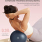 KEEP Pilates Small Exercise Ball Anti-Burst - Thickened Yoga Ball With Pump for Physical Therapy, Fitness, Workout, and Core Strength