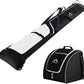 Ski Bag and Boot Bag Combo, Padded Skis Bag for Air Travel, Safety Reinforce Ski Carrier Bag Fits for Skis Up to 200 CM and Boots Up To Size US13, Water- resistant Ski Travel Bag