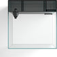 LANDEN 40C 11 Gallon Ultra Clear Glass Rimless Low Iron Aquarium Tank with Rear Filtration Chamber(Return Pump Included) for Salt and Fresh Water,15.8Wx15.8D×15.8H in(40x40x40cm) 6mm Thickness