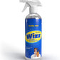 Muddy Mat® Wizz Stain & Odor Remover for strong odor of Cat & Dog Pee Cleaner, Pet urine odor eliminator, Remove strain and Odor from carpets, fabric, clothing, furniture & Pets - 24oz Spray