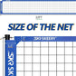 Outdoor Heavy Duty Volleyball Net Set, Anti-Sag Design, Adjustable Aluminum Poles, Portable Volleyball Net for Backyard,Grass and Beach