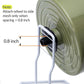 8.4" Silent Hamster Wheel, Non-Slip Track, Exercise, Release Stress, Relieve Anxiety, Adjustable Height Stand, for Syrian Dwarf Hamster, Gerbil, Mice, Other Small Medium Sized Pets, Green