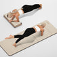 Foldable Yoga Mat Extra Thick 0.32 Inches Eco-Friendly POE Material, Non-Slip Design Fitness Mats, Multi-Purpose Workout Mats For Studio or Home Use (70 x 24 x 0.32 inches）