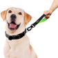 PLUTUS PET 10 Inch Short Dog Leash for Large Dogs with Locking Carabiner Clip & Padded Handle（10”, Black）