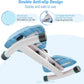 HOTSWEAT Waist Twister, Exercise Twist Boards Twisting Waist Machine for Women Belly Fat, Noiseless Ab Twister Machine with Resistance Bands, Waist Sculptor for Home Gym
