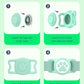 IP68 Waterpoof Dog Airtag Holder, Stretchy Silicone Full Body Covered Apple Air Tag Holder for Dog Cat Collar Fit All Width Collar (Green/Pink, 2 Pack)
