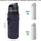Neoprene Water Bottle Carrier Bag with Adjustable Shoulder Strap for Owala 24 OZ Tumbler, Insulated Water Bottle Cover for Owala FreeSip Insulated Water Bottle (Black Panther, 24 OZ)
