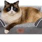 Comfort Expression Small Dog Beds Waterproof Cat Beds Orthopedic Foam Sofa Bed for Small Dogs Comfy Pet Bed with Washable Removable Cover & Non-Slip Bottom(XX-Small,Grey)
