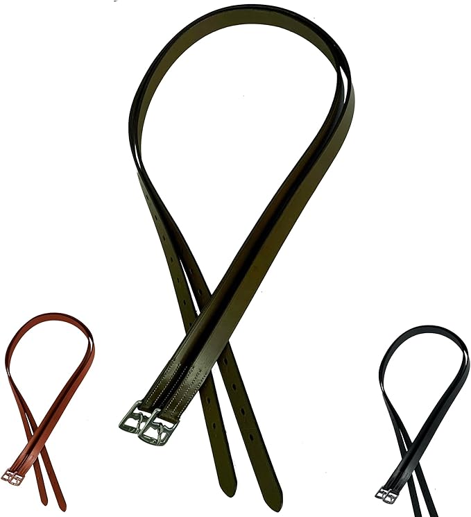 Majestic Ally Genuine Leather English Stirrup Leather (Pair)