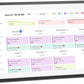 LOOFII 15.6" Smart Digital Calendar – 1920×1080 Full HD Touchscreen Family Planner & Calendar with Chore Chart & Meal Planner, Wall-Mountable (Black White)