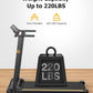UREVO Treadmill with Desk Workstation, Walking Pad Treadmills for Home Office, Under Desk Compact Design Treadmill with HIIT Programs, Remote Control, LED Display