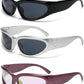 SOAR&EAGLE Y2K 3Pack Polarized sunglasses Wrap Around Men's Women's sunglasses Fashion Sport Shades Sun Glasses