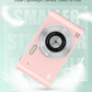 Digital Kids Camera 1080P Vlog Camera with 64GB, Lanyard, 16X Zoom Anti Shake, Card Reader 44MP Compact Portable Point Shoot Digicam for Kid Teen Girl Boy Christmas Halloween Thanksgiving(Pink)