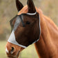 Hilltown Adjustable Fly Mask for Horse with Ears - UV-Block, Large Eye Space, Breathable, Built to Last, Comfort Fit - Horse Fly Mask for Daily Stable, Hot Weather Riding & Competition - Full, Grey