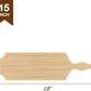 BATTIFE Sorority Paddle - 15 Inch Unfinished Wooden Paddle, Greek Fraternity Paddles, Solid Pine Wood Paddles for Arts Crafts