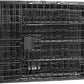 Amazon Basics Durable,Foldable Metal Wire Dog Crate with Tray, Double Door, Divider, 24 x 18 x 20 in, Black