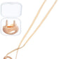 Blulu 6 Pieces Swimming Nose Clip Latex Gel Nose Plugs for Swimming Swimmer Accessories for Older Kids, Beige