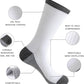 JOYNÉE 8 Pairs Mens Breathable Athletic Crew Socks Arch Support Cushioned Socks for Hiking Sports Running,Sock Size:10-13