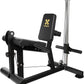 GXMMAT Leg Extension and Curl Machine - Professional Lower Body Workout Equipment for Home Gym, 400lbs Capacity with Adjustable Backrest & Leg Roller, Compact Design (47.24"x42.13"x16.54")
