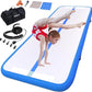 DOBESTS Inflatable Air Gymnastics Mat Tumbling Mat Tumble Track Gymnastics Training for Kids Home 6.6 feet 10 feet 13feet 16feet 20feet 4/8inch Thick for Cheerleading Dance Yoga Cheer Water With Pump