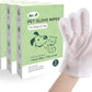 WLP Cleaning & Deodorizing Glove Bath Wipes for Dogs and Cats, Hypoallergenic Nourish Fur Aloe Extract Jojoba Oil Pet Grooming Wipes for Daily and Travel (30 PCS)