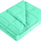 L'AGRATY Weighted Blanket - 48"x72" 15lbs Cooling Breathable Heavy Blanket Microfiber Material with Glass Beads for Adult All-Season Summer Fall Winter Soft Thick Comfort